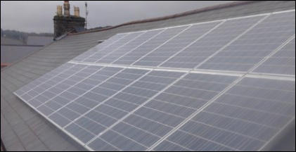 Solar panel installation in Swansea